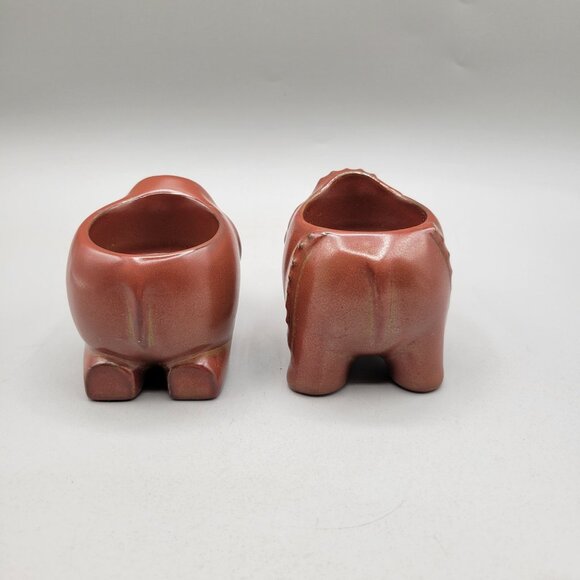 Partylite Thai Inspiration Elephant Ceramic Tea Light Holders Pair - Picture 5 of 7